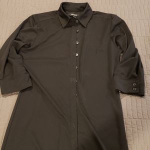 Button-up shirt dress